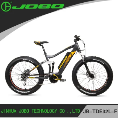 Revisión de bicicleta de nieve Bicicleta de nieve eléctrica de 1000 W con suspensión Jb-Tde32L-F