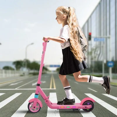 Venta al por mayor Stock Scooter nueva actualización 6,5 pulgadas acelerar niños niño empuje Scooter eléctrico para niños