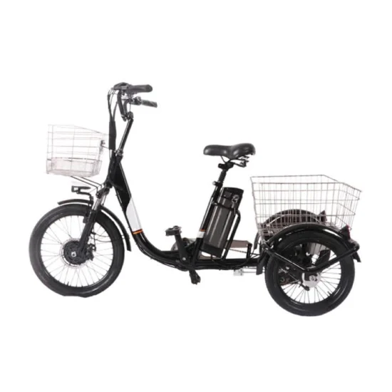 Venta caliente Electric Lady City Bike Bicicleta Triciclo Trikevtuvia 24 pulgadas Trike eléctrico Fat Tire36V Batería de litio Electric Drift Scooter Trike