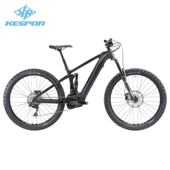 OEM de gama alta al por mayor 27,5/29 pulgadas 36V 250W/500W Motor de accionamiento medio bicicleta eléctrica de montaña con marco de fibra de carbono